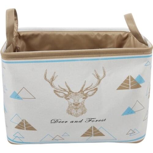 Thicken Dirty Clothes Basket EVA Toys Storage Box Canvas Clothing Book Organizer Box
