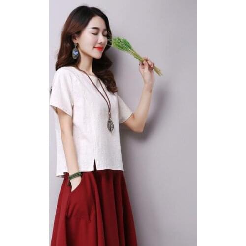 Fashion Logo Blue Printing T Shirts Womens Short Sleeve Fashion 100% cotton Female T-Shirts