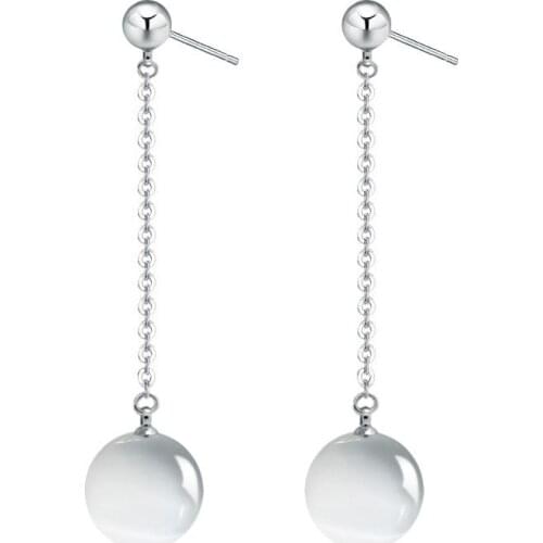 100% 925 sterling silver new arrival natural opal stud earrings for women jewelry wholesale birthday gift drop shipping