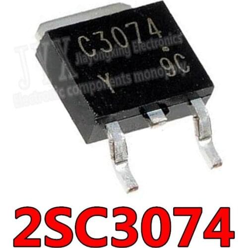 10PCS/LOT 2SC3074 2SC3074-Y TO252 C3074 TO-252 high-current switching transistor New original In Stock