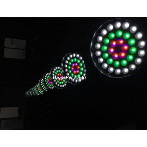 16lot 36pcs 10watt Wash LED Moving Head RGBW 4-in-1 Quad color changing washer led moving ring lyre dmx control