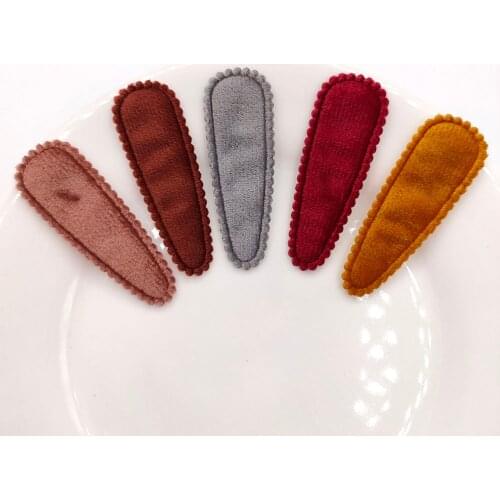 30pcs/lot 5.5cm felt BB Hair clip cover for DIY handmade children hair clip accessories