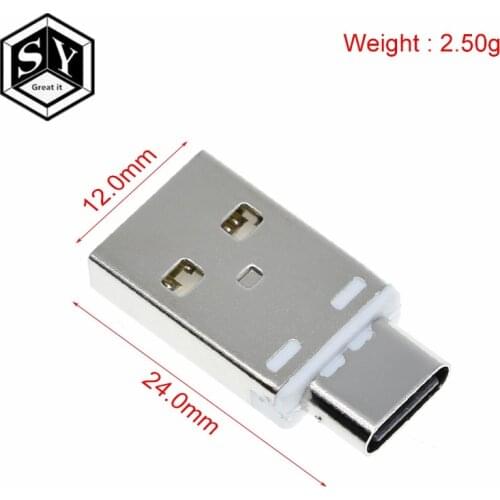 5A Mini Converter TYPE A Male USB To TYPE-C Female USB 3.1 Plug Connector Compatibility QC4.0 QC3.0 PD Mobile Phone Charger
