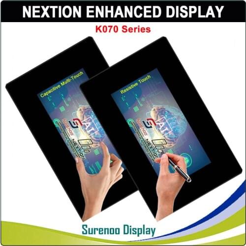 7.0" Nextion Enhanced HMI USART UART Serial TFT LCD Module Display Resistive Capacitive Touch Panel w/ Enclosure