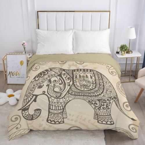Bohemian Duvet cover Quilt/Blanket/Comfortable Case Double King Bedding 140x200 240x220 200x200 for Home Khaki