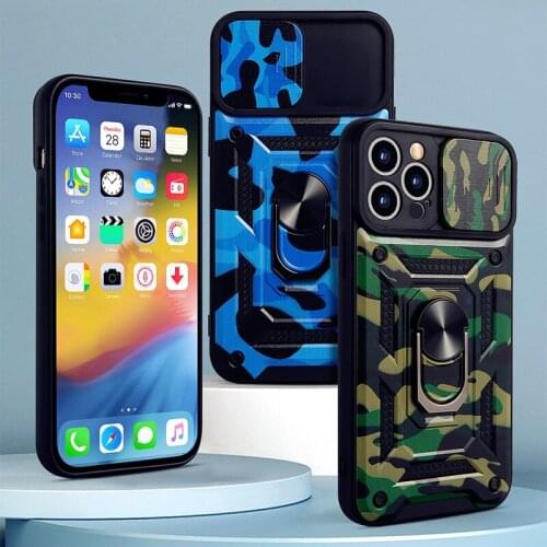 Lens Protection Case For Xiaomi Mi 11i Poco F3 X3 NFC Redmi Note 10 Pro 10S Military Camouflage ShockProof Magnet Case Cover