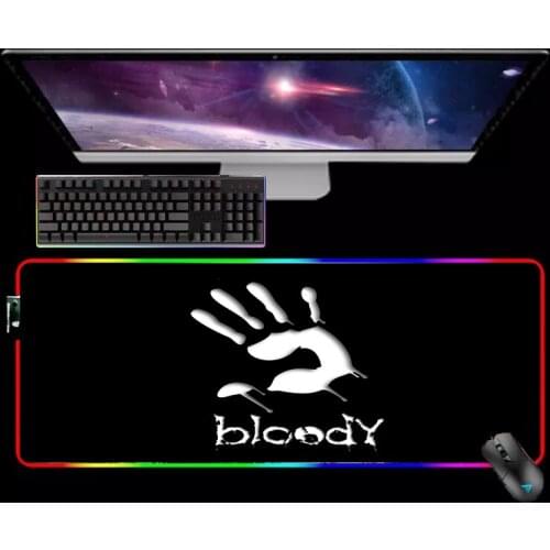 Gamer Keyboard Gaming Accessories Computer Desk Mat Bloody Mouse Pad Xxxl Backlit Mat Rgb Mousepad Xxl Led Mause Pad Large Pad