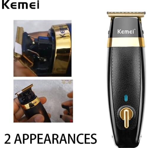 Kemei Men’s professional blades hair trimmer electric hair clipper beard trimmer rechargable hair cutting machine haircut tool
