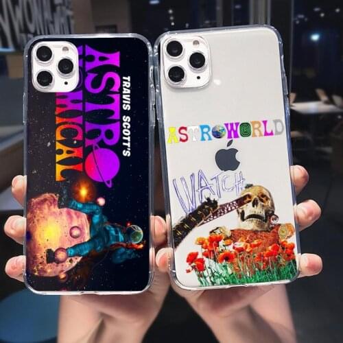 Travis Scotts Astroworld Soft silicone Phone Case For iPhones 12 Pro Max 11 Pro Max 6s 7 8 Plus Xs Max X XR Cactus jack Cover