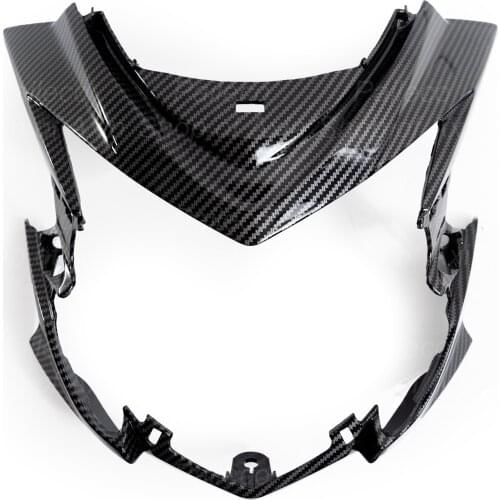 Carbon Fiber Pattern Front Head Light Fairing Cover For SUZUKI GSX-S 750 750Z 2018-2020