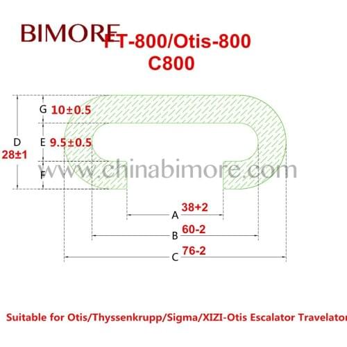 506NCE Escalator Handrail+ Elevator Belt AAA717W1