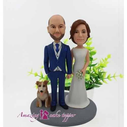 2019 AMAZING CAKE TOPPER Love pet, love testimony, love love Toys Custom Polymer Clay Figure From Pictures