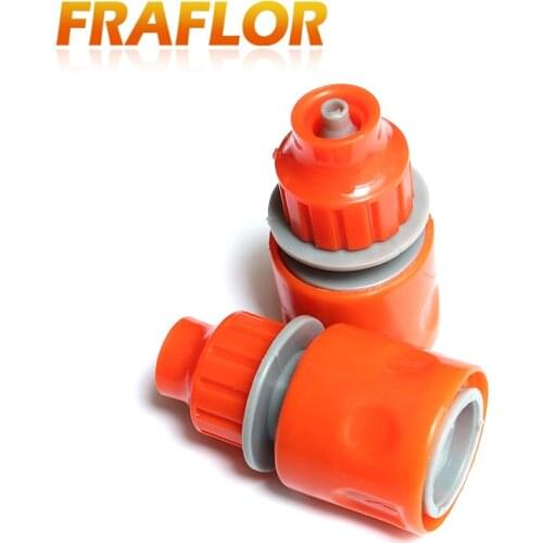 New 5pcs Garden irrigation Water Hose Pipe Joint Quick Connectors Pacifier Shape Directly Connect 1/4" 3/8" Type Pipe