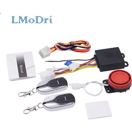 LMoDri Free Shipping New Universal Motorcycle E-bike Security Alarm System Theft Protection Remote Control Engine Start