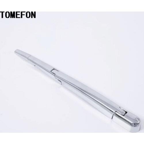 TOMEFON 4pcs For Kia Sportage QL 2017 2018 Styling Chrome Rear Window Wiper Arm Blade Cover Trim Overlay Nozzle Garnish Molding