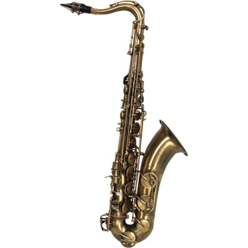 High grade professional Antique color polished Tone Bb Tenor Saxophone