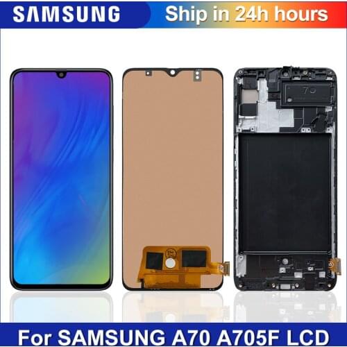 100% High Quality 6.7" LCD For Samsung galaxy A70 LCD A705 A705F SM-A705MN Display Touch Screen Digitizer Assembly