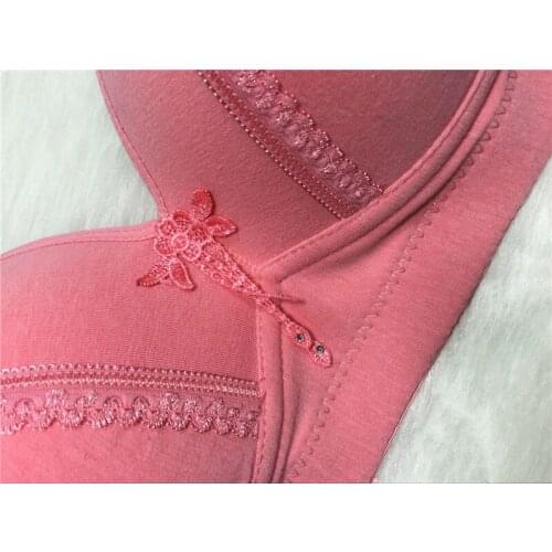 C08 Plus size bra 46 44 42 40 38 36 34 B C D cup bras for women push up bralette soft comfortable wire free lingerie top vs bh