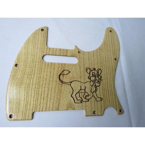 1pcs carved ailanthus wood Telecaster Guitar Tele Pickguard #2292
