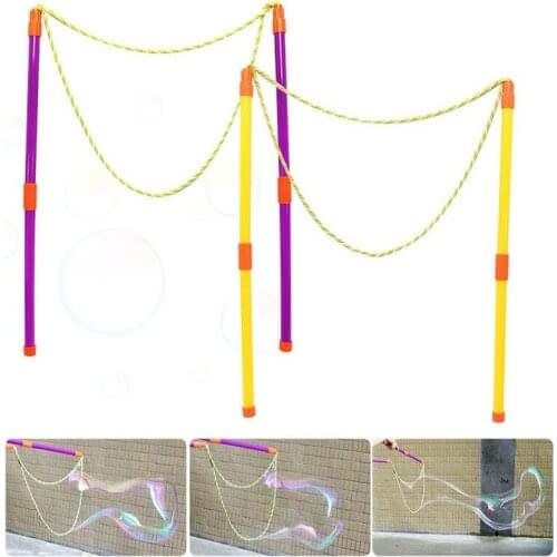 10pack Big Bubble Sticks Rod Large Bubble Maker Bubble Rope Wands Toy Outdoor Activity Birthday Party Favors Toy Gifts