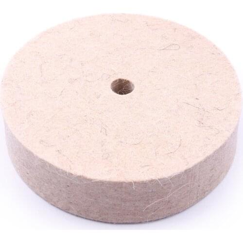 100mm*25mm 4" Jewelry Polishing Buffing Wheel Wool Felt Polish Polisher Disc Pad