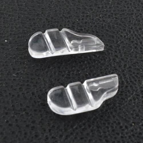 100Pairs(200pcs) 14mm PVC Nose Pads for optical Eyewear Glasses Accessories insert nose pad