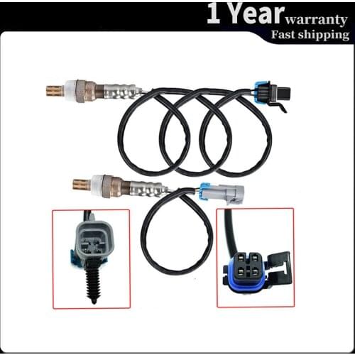 2pcs 4 Wire Lambda Oxygen Sensor Up / Downstream For 2005-2007 Pontiac G5 Saturn Ion Vue Chevrolet Cobalt 234-4066 234-4342