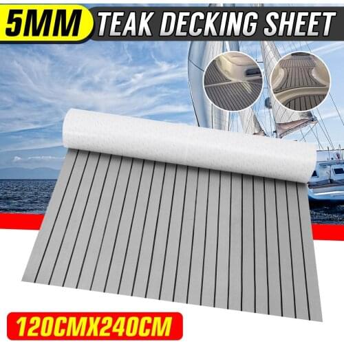 3Color Self-Adhesive EVA Foam Marine Flooring Faux Teak Decking Sheet Marine Striped Yacht Mat Vehicle Pad Deck Mat For Boat