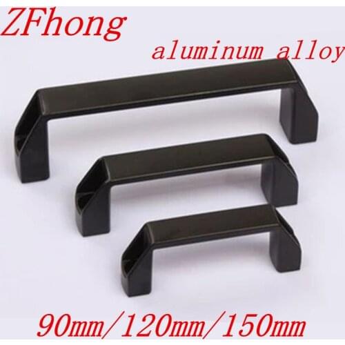 4pcs/lot hole distance 90mm 120mm 150mm Aluminum Profile Accessories Aluminum Alloy Knob Handle