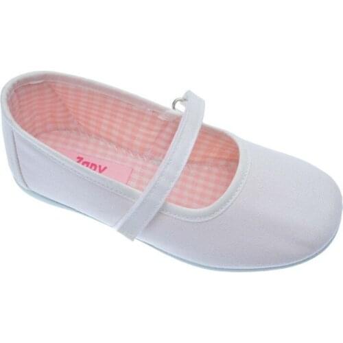 White Canvas bookends with velcro, from Zapy