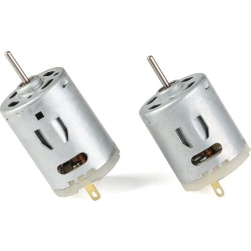 1pcs 365 / 385 DC Motor Large Torque DC 12V 11600RPM/10000RPM Motor Blower/Hot Air Gun/Small Electric Drill Motor Handmade DIY