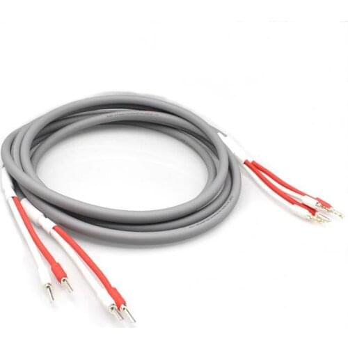 Hifi Audio Banana Plug AMP Speaker Cable wire 3mm2 Banana Speaker Cable Wire