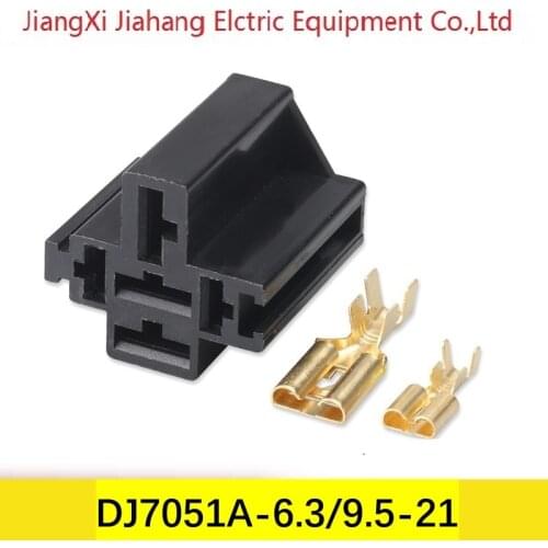 Free shipping 200sets DJ7051A-6.3/9.5-21 5Pin AMP Car Electrical Wire Connectors for VW,BMW,Audi,Toyota,NISSAN