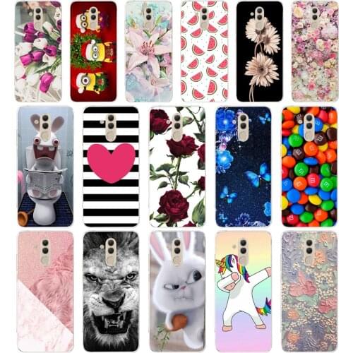 S soft case For Huawei Mate 20 Lite Case 6.3 inch Transparent Silicone Phone For Huawei Mate 20 Lite Cover Coque Capa