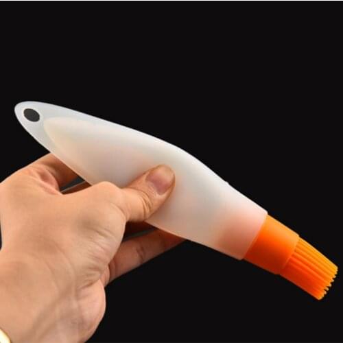 Silicone Oil Brush Creative Silicone Pastry Brush Silicone Basting Brush Silicone Oil Bottle with Brush Pastry BBQ Tool