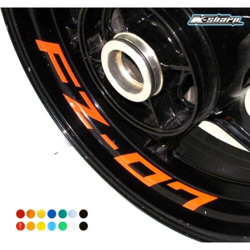 For YAMAHA FZ -07 Custom Inner Rim Declas Wheel Reflective Stickers Stripes