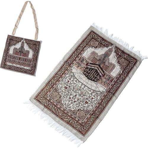 Thick Soft Muslim Islamic Prayer Mat Salat Rug Islam Praying Rug Carpet Blanket Lightweight Tassel Tapestry Decorative Mats