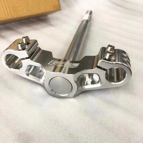 DIO50 JISO Triple Tree For Front Forks 27mm Diameter Light Weight Forged Aluminium Steering Stem RRGS BWSP Tuning Scooter Parts