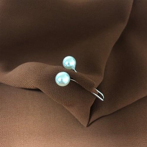 Wholesale12pcs/lot muslim women Shawl Scarf Lady Scarves Hijab Clips Pearl Brooch Pins pin