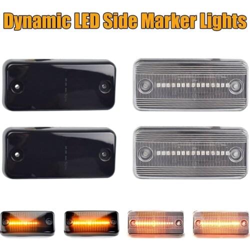 Amber LED Side Marker Light Lamp For Fiat Ducato Citroen Relay Peugeot Boxer Renault Magnum Midliner Volvo FE FL Man Iveco Daily