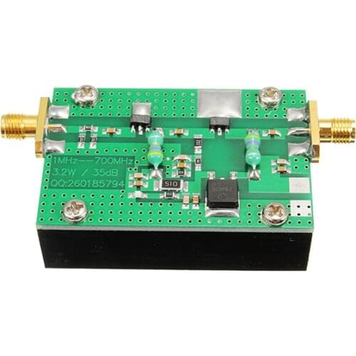1PC 1MHz-700MHZ 3.2W HF VHF UHF FM Transmitter RF Power Amplifier For Ham Radio Module A6-020