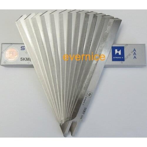 12 Pcs / 1 Dozen Knife Blades For KM Straight Cutting Machine 5" Narrow