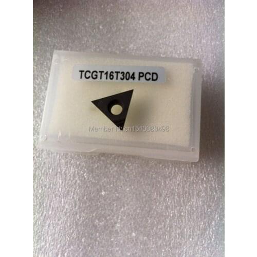 2PCS PCD Inserts TCGT16T304 PCD Suitable For Lathe Tools