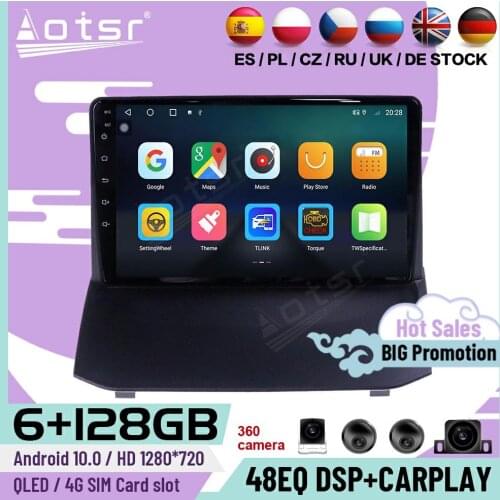6+128G Carplay Android Player For Ford Fiesta 2008 2009 2010 2011 2012 2013 2014 2015 2016 GPS Navi Car Radio Receiver Head Unit