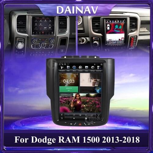 1600* Tesla style For Dodge ram 1500 Android multimedia Car Radio For Dodge ram 2013-2018 GPS Navigation Stereo 2 din headunit