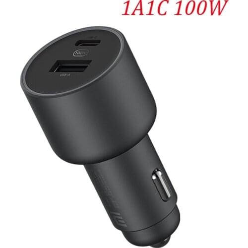 Xiaomi Car Charger 100W/37W 5V 3A Dual USB Fast Charging QC Charger Adapter For iPhone Samsung Huawei Xiaomi 10 Smartphone