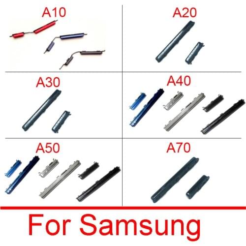 Side Power On Off Button Volume Key Switch Button For Samsung Galaxy A10 A105F A20 A205F A30 A305F A40 A405 A50 A505 A70 Parts