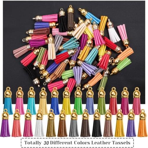 10-20Pcs Tassels For Jewelry Making Mini Tassels For DIY Crafts Keychain Leather Tassels Pendant Summer Jewelry Findings