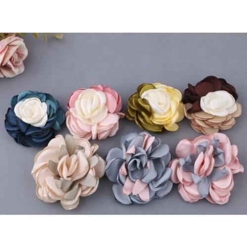 18color Beauty Flower Hair Clips For Girls Bohemian Style Floral Women Girl Hairpins Accessories Blooming Headwear Wholesale
