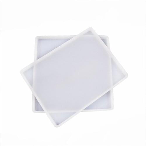 Hot Big Mould Square Big Rectangle Swinging Table Silicone Mold DIY Crystal Epoxy Tray Resin Molds Wholesale Drop Shipping